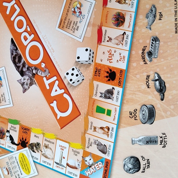 CATOPOLY board game from Late for the Sky.  New in box with cool playing pieces! - Picture 5 of 9